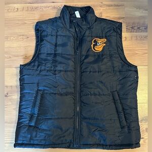 Black Baltimore Orioles Puffer Vest